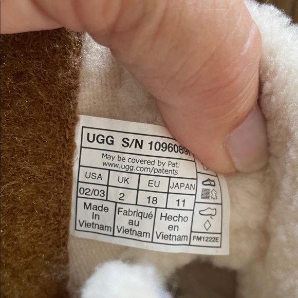 UGG Tan Kids Boots with Cream Lining